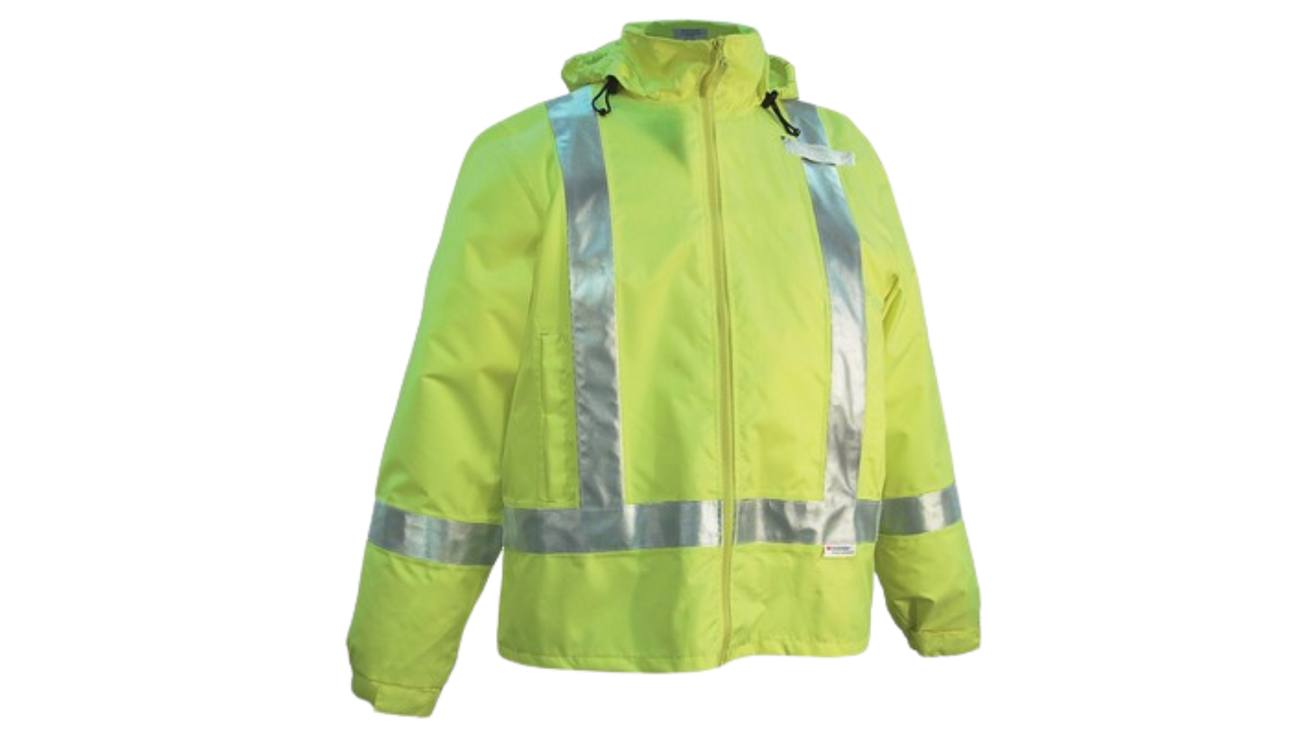 All-Season Hi-Vis Safety Jacket: Ultimate Visibility for Work & Cycling