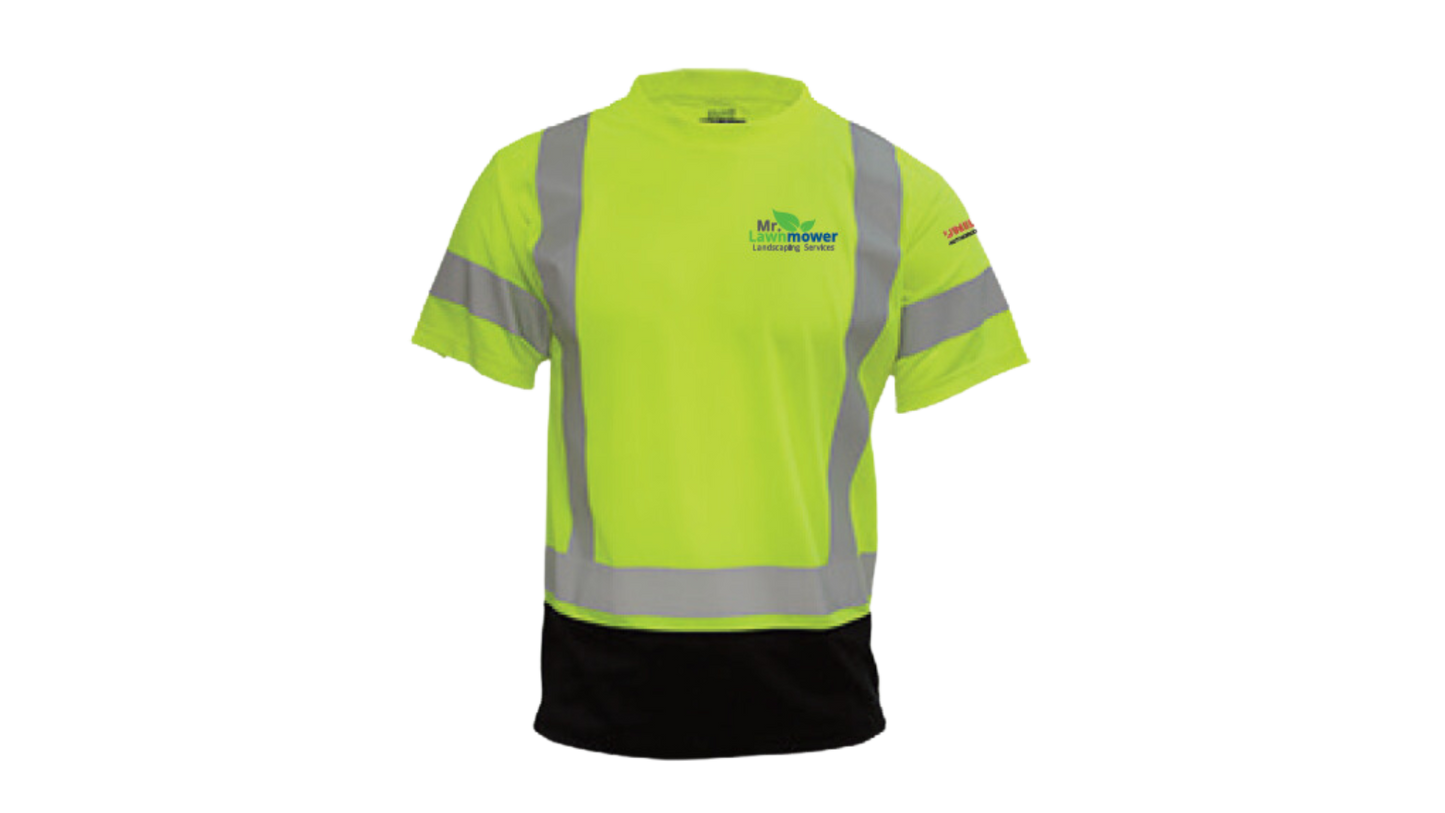 High Visibility Safety T-Shirt - Lightweight Hi-Vis Short Sleeve
