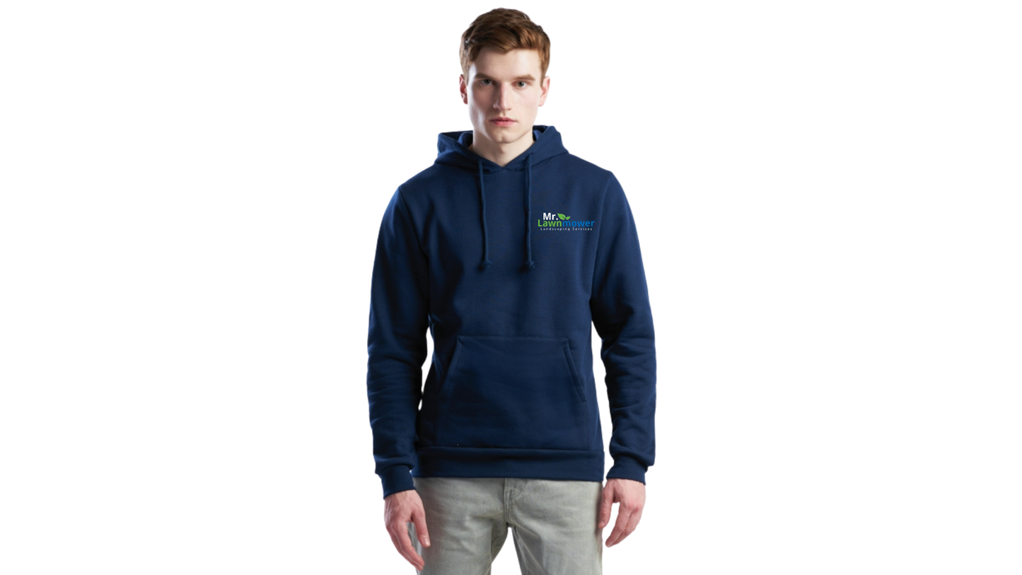 Premium Eco-Friendly Hoodie | Mr. Lawnmower Embroidered Logo